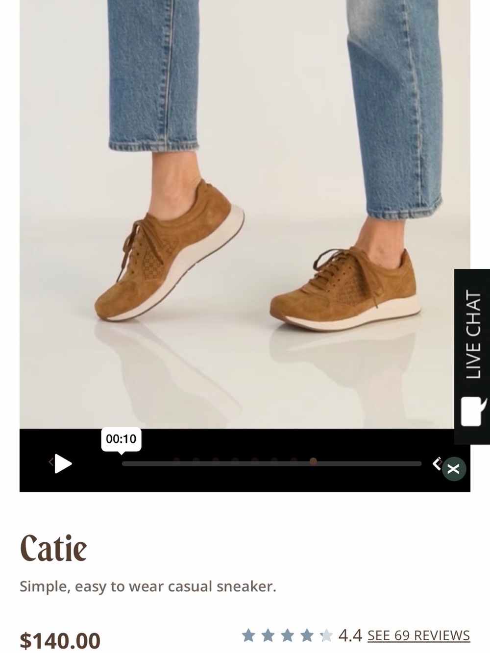 Dansko NEW in box Catie Casual Lace-Up Sneakers in Tan Suede